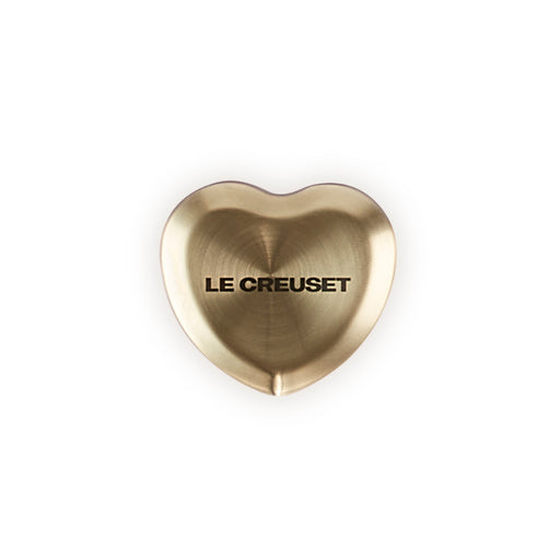 Le Creuset Signature Light Gold Finish Heart Knob 47mm