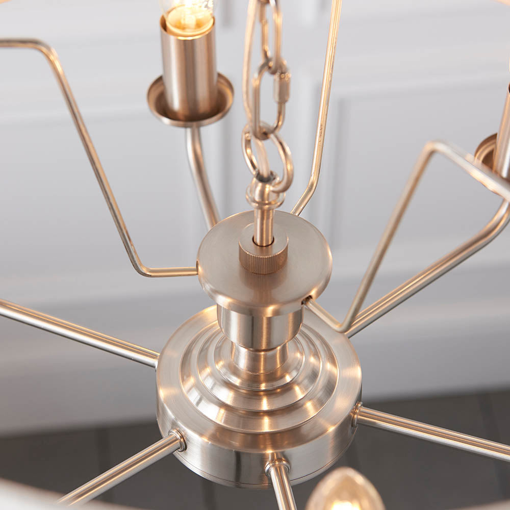 Highclere Brushed Chrome | 6 Light