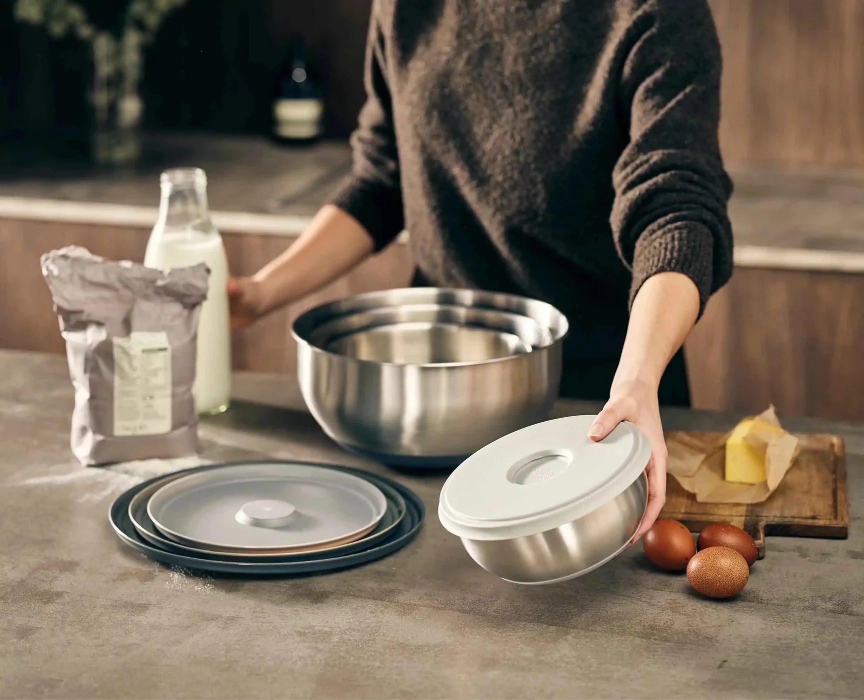 Nest | Stainless Steel Prep & Store