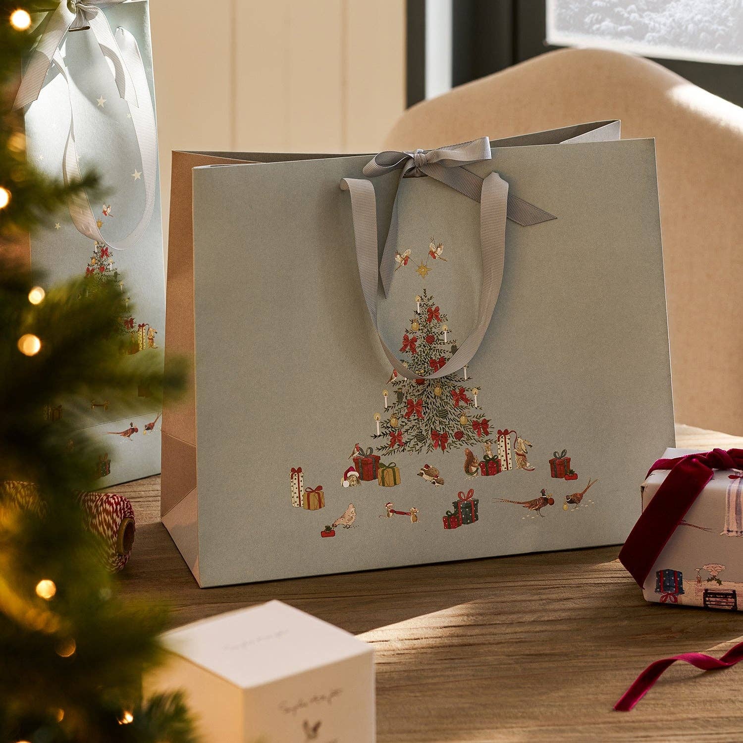 Cosy Christmas Gift Bag