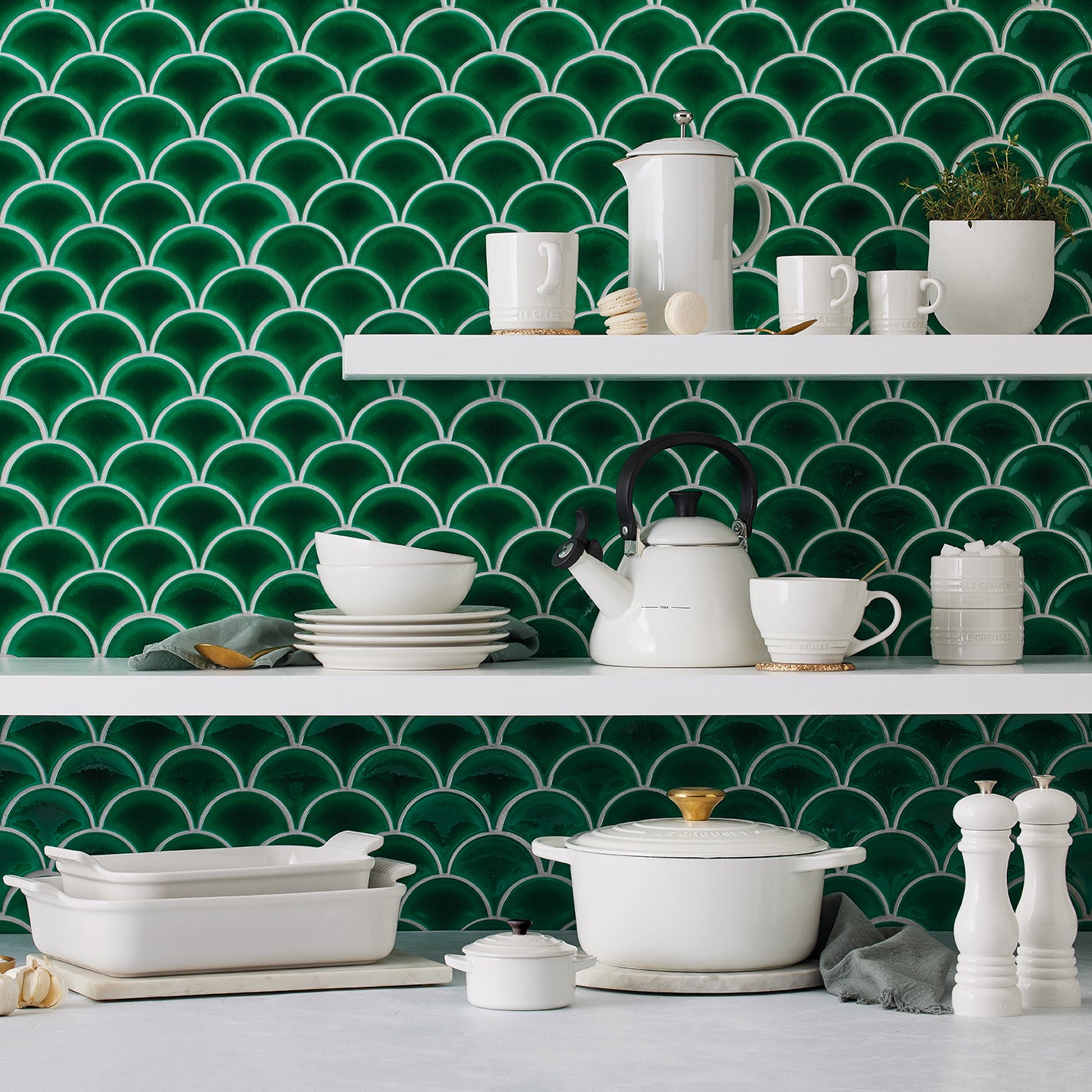 Le Creuset Classic Salt Mill White