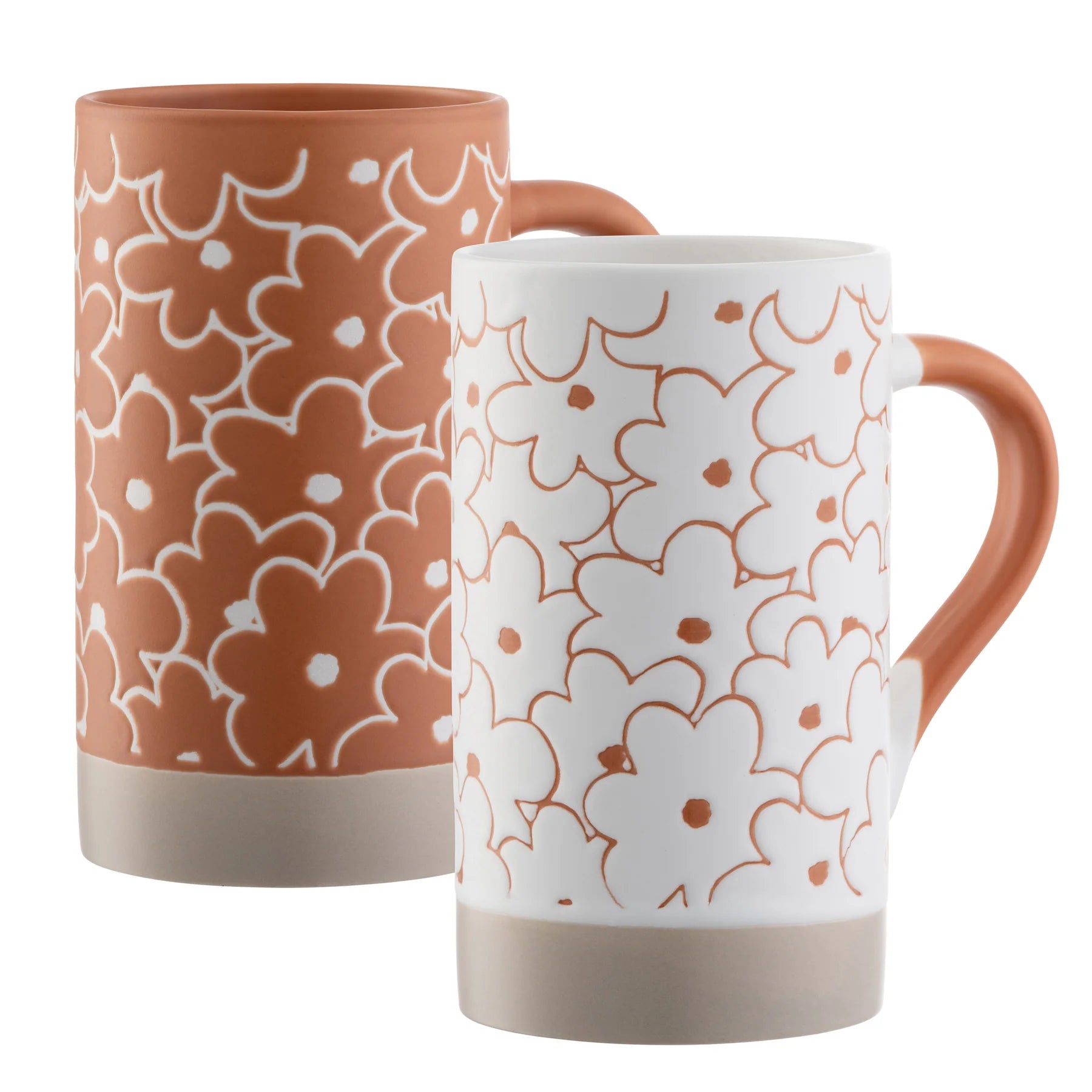 Daisy Tall Mugs Set of 2