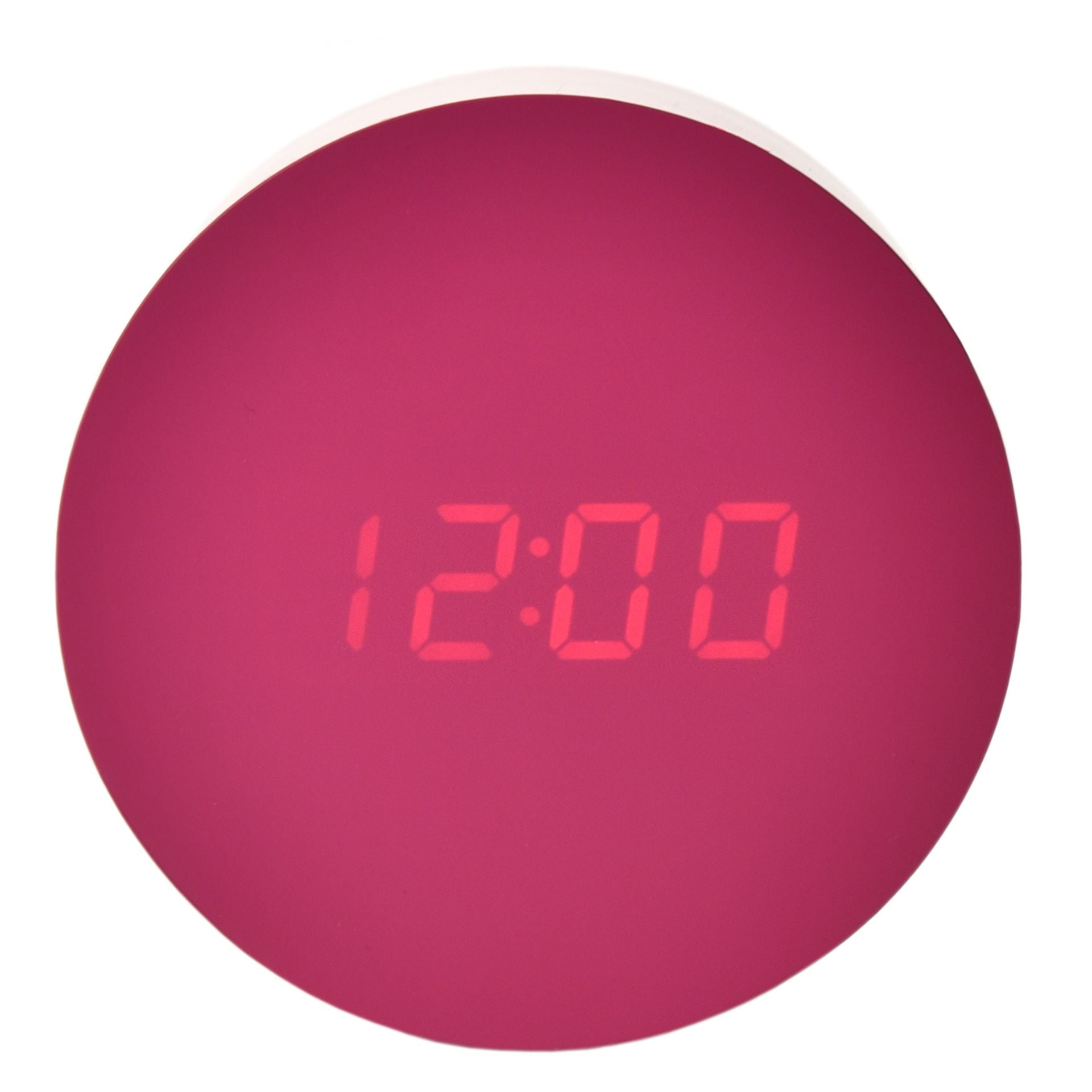 LED Alarm Clock | Bubblegum Pink