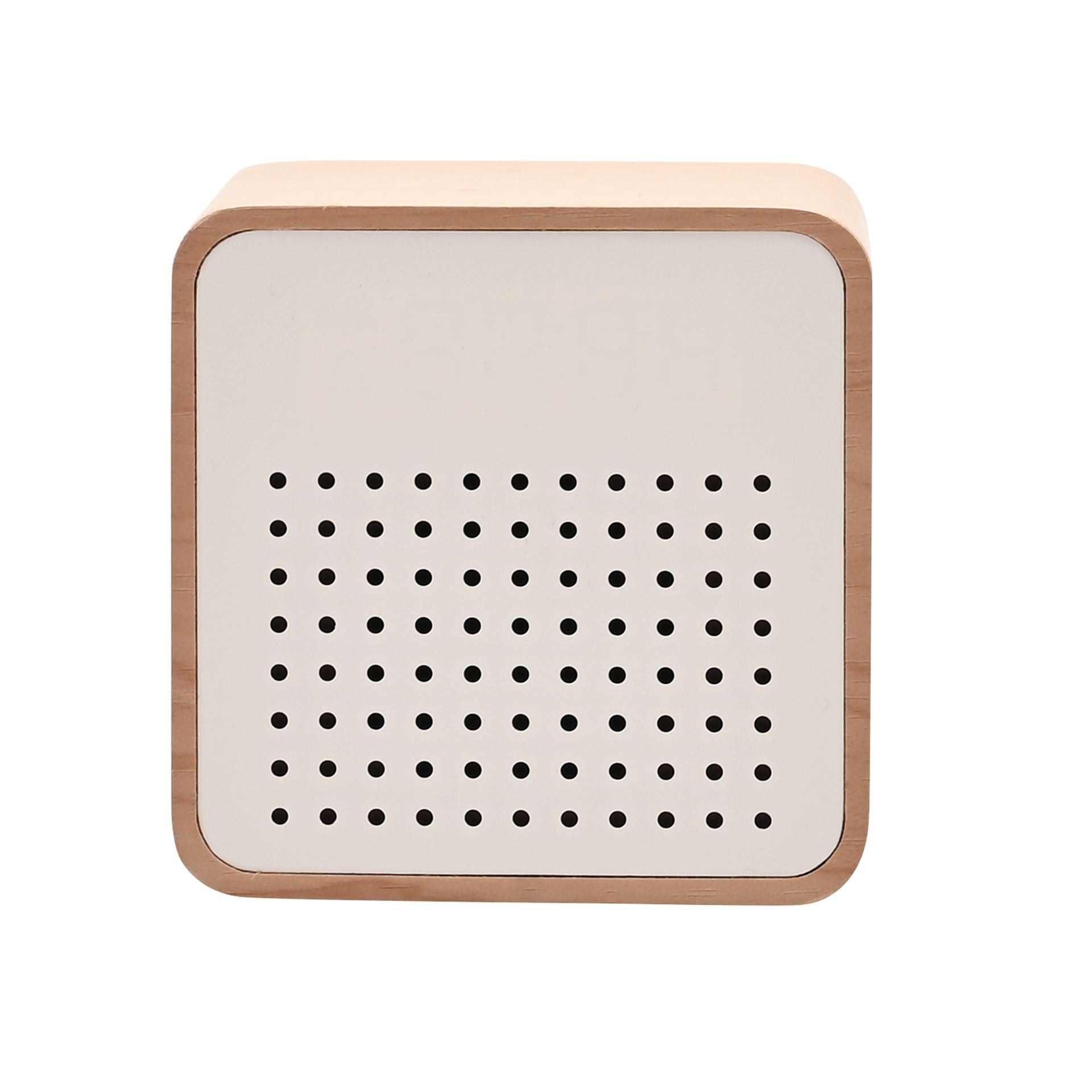 Wooden Alarm Clock | White