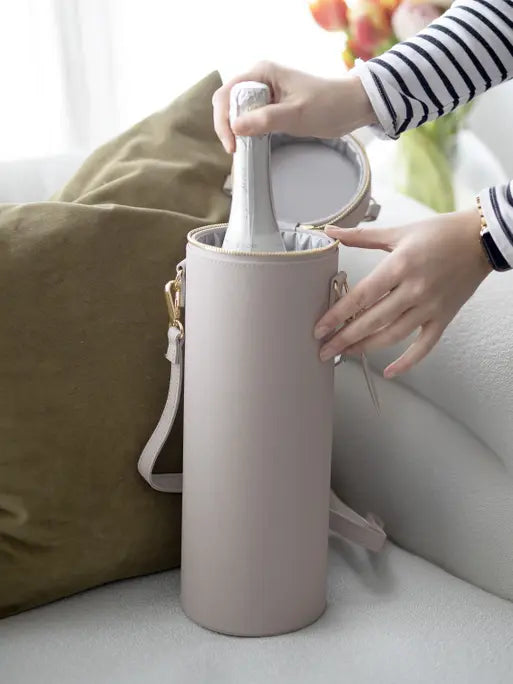 Champagne Bottle Bag | Taupe