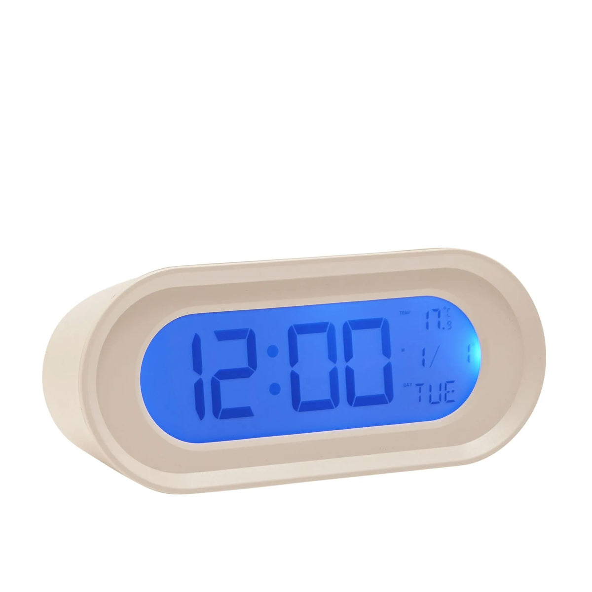 Oval Digital Alarm Clock
