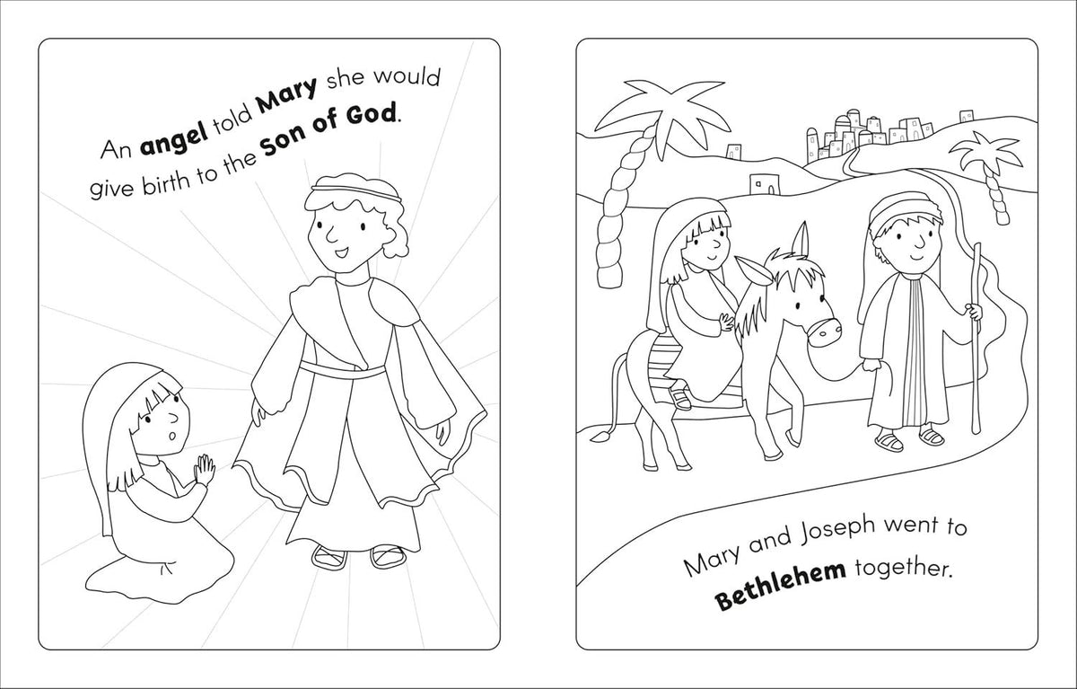 My Very First Bible Nativity | Colouring Book