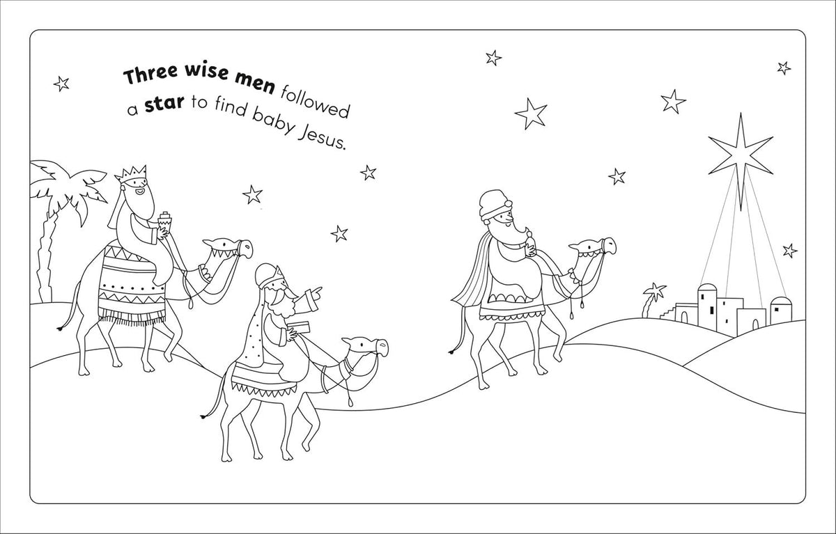 My Very First Bible Nativity | Colouring Book
