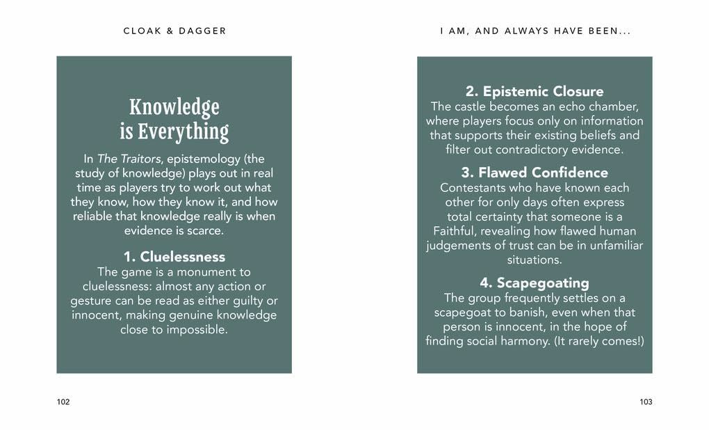 I Am And Always Have Been | The Little Guide To The Traitors