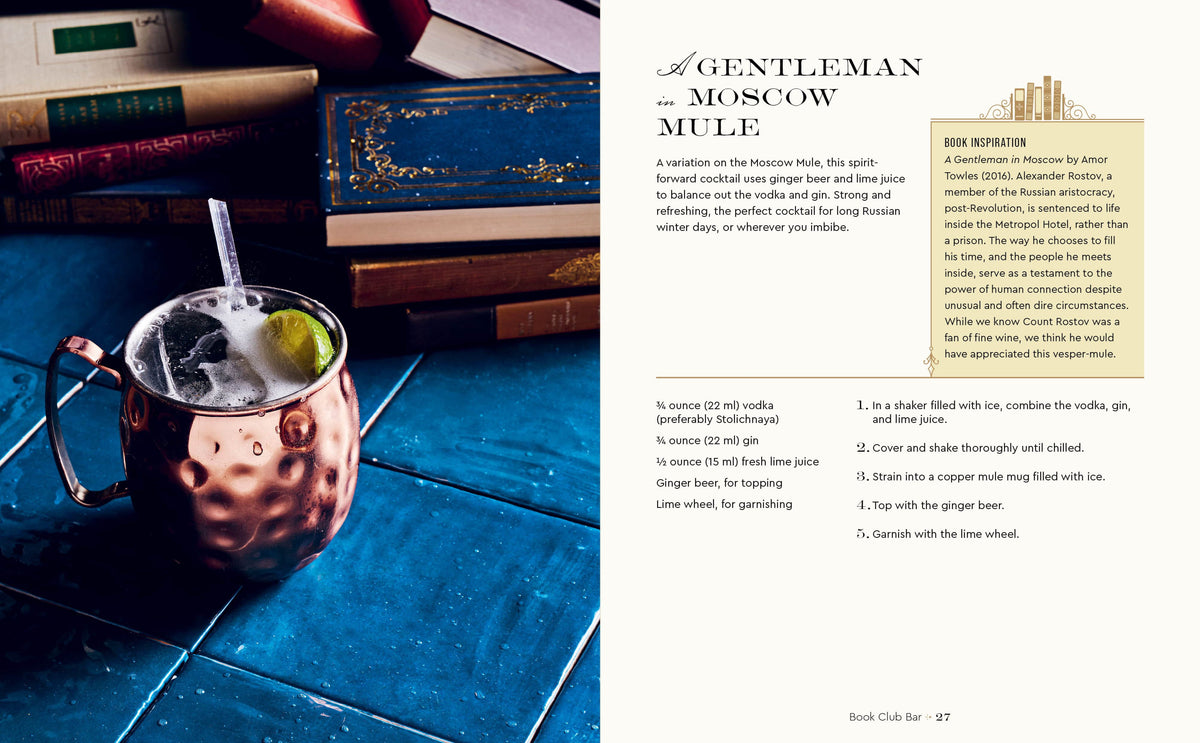 Book Club Bar | Literary Inspired Drink Receipes