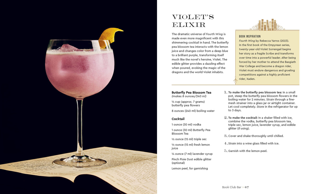 Book Club Bar | Literary Inspired Drink Receipes