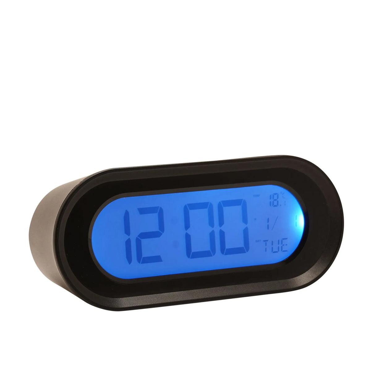 Oval Digital Alarm Clock