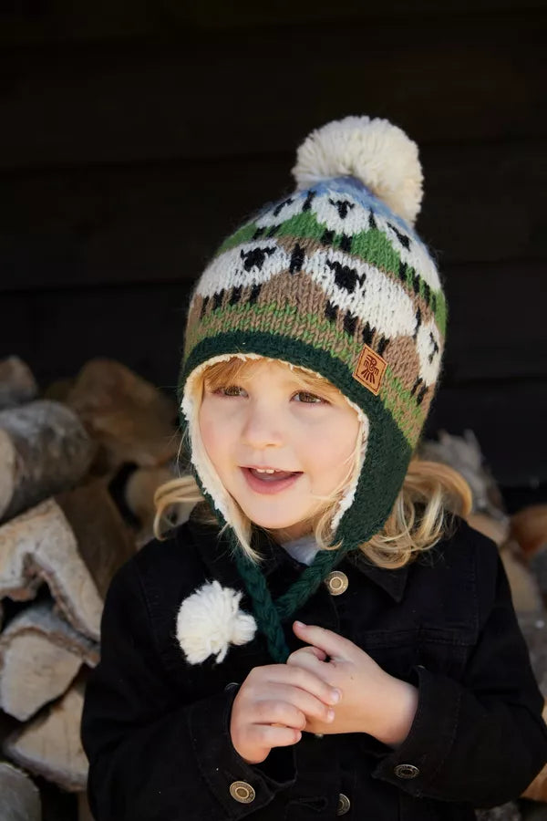 Kids Snowy Sheep Chullo