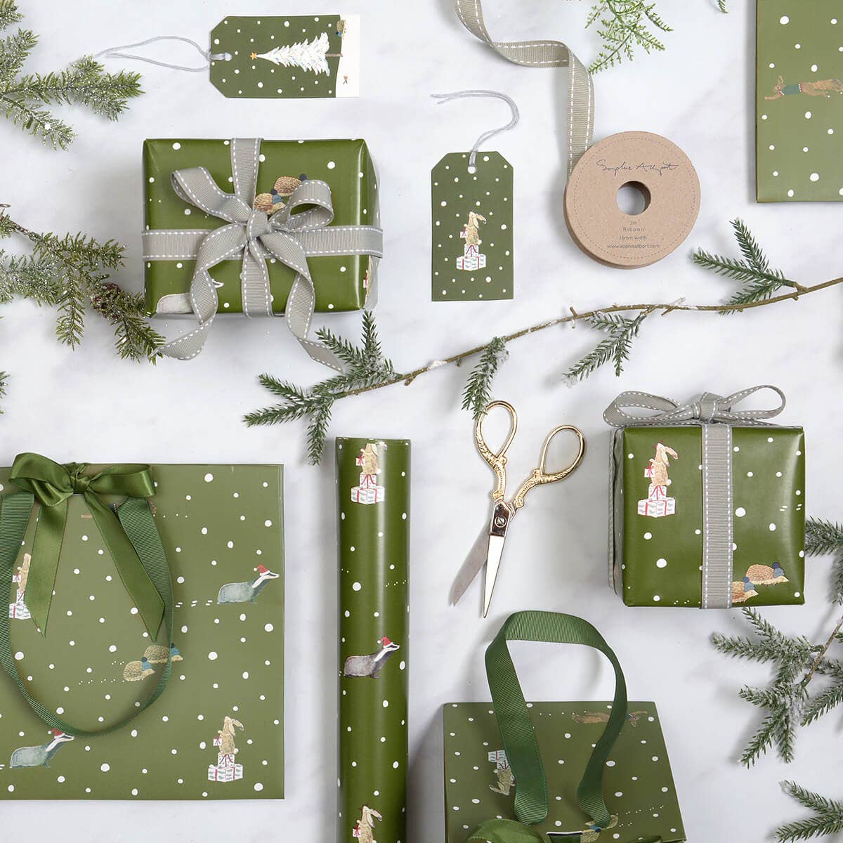 Festive Forest Gift Bag
