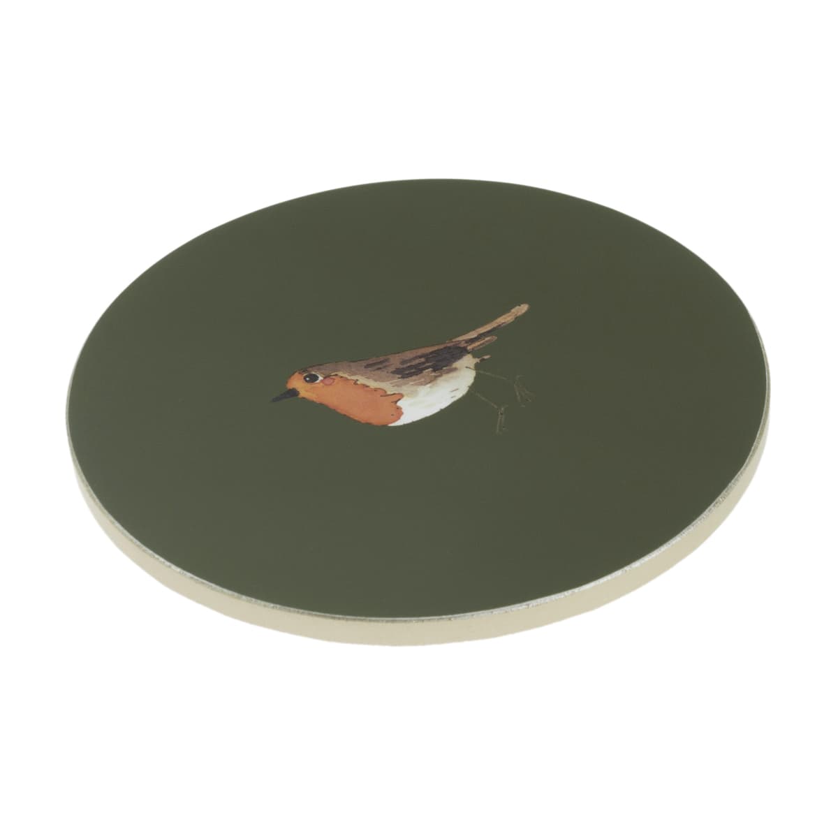 Robin Circular Coasters (Set of 4)