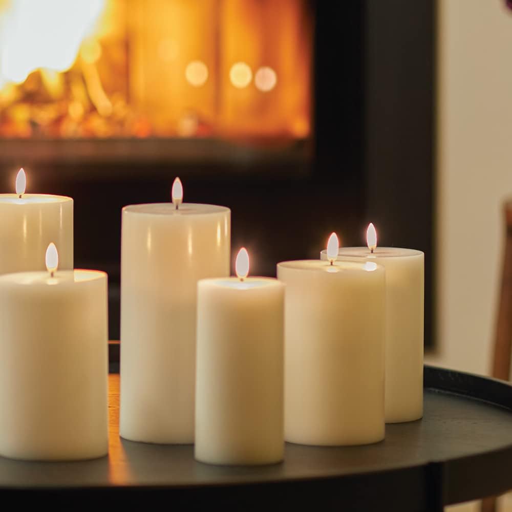 Ivory | LED Large Pillar Candle