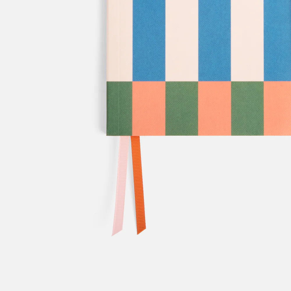 Multi Stripe A5 Notebook