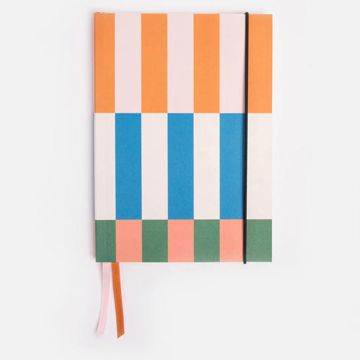 Multi Stripe A5 Notebook