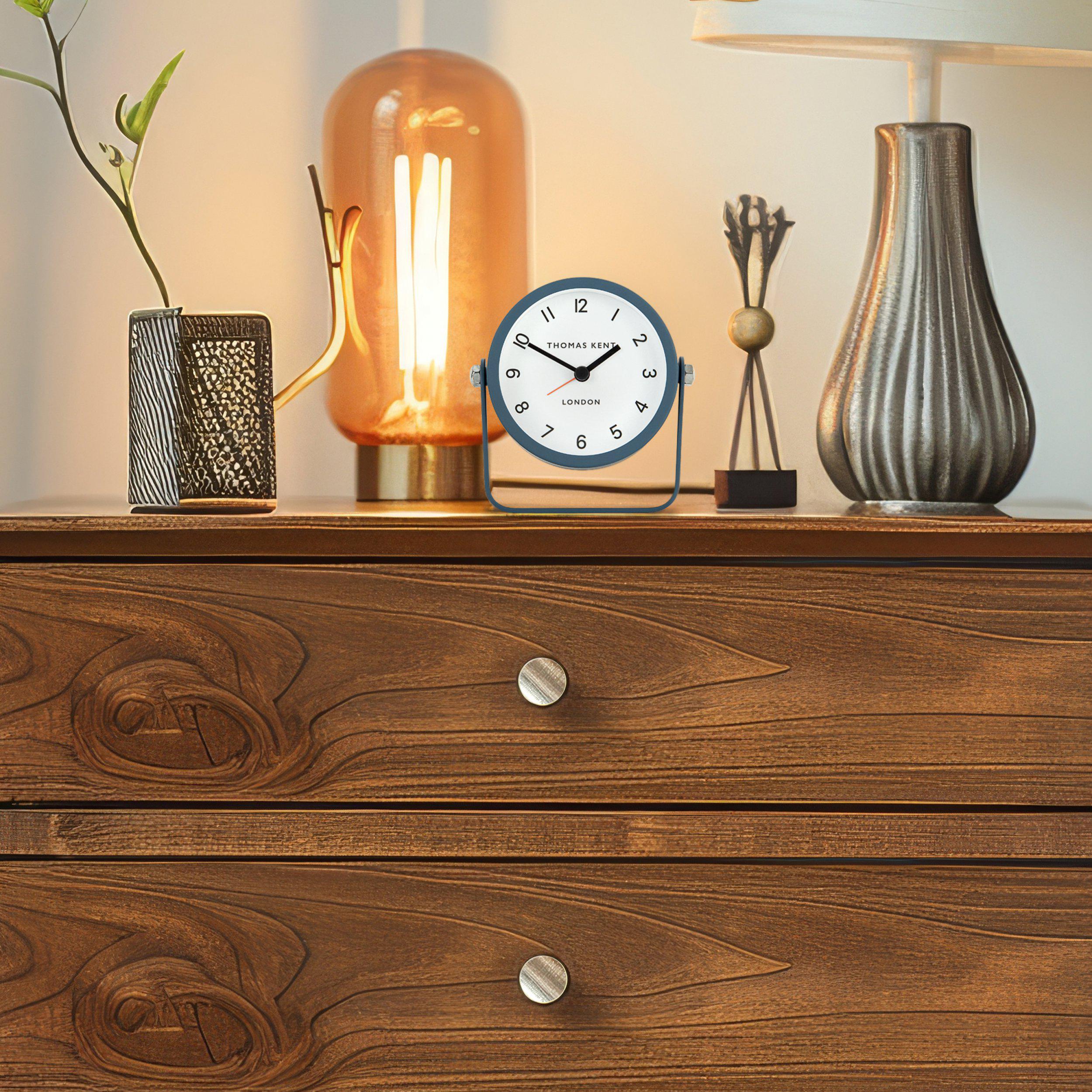 4" Wren Alarm Clock | Midnight Blue