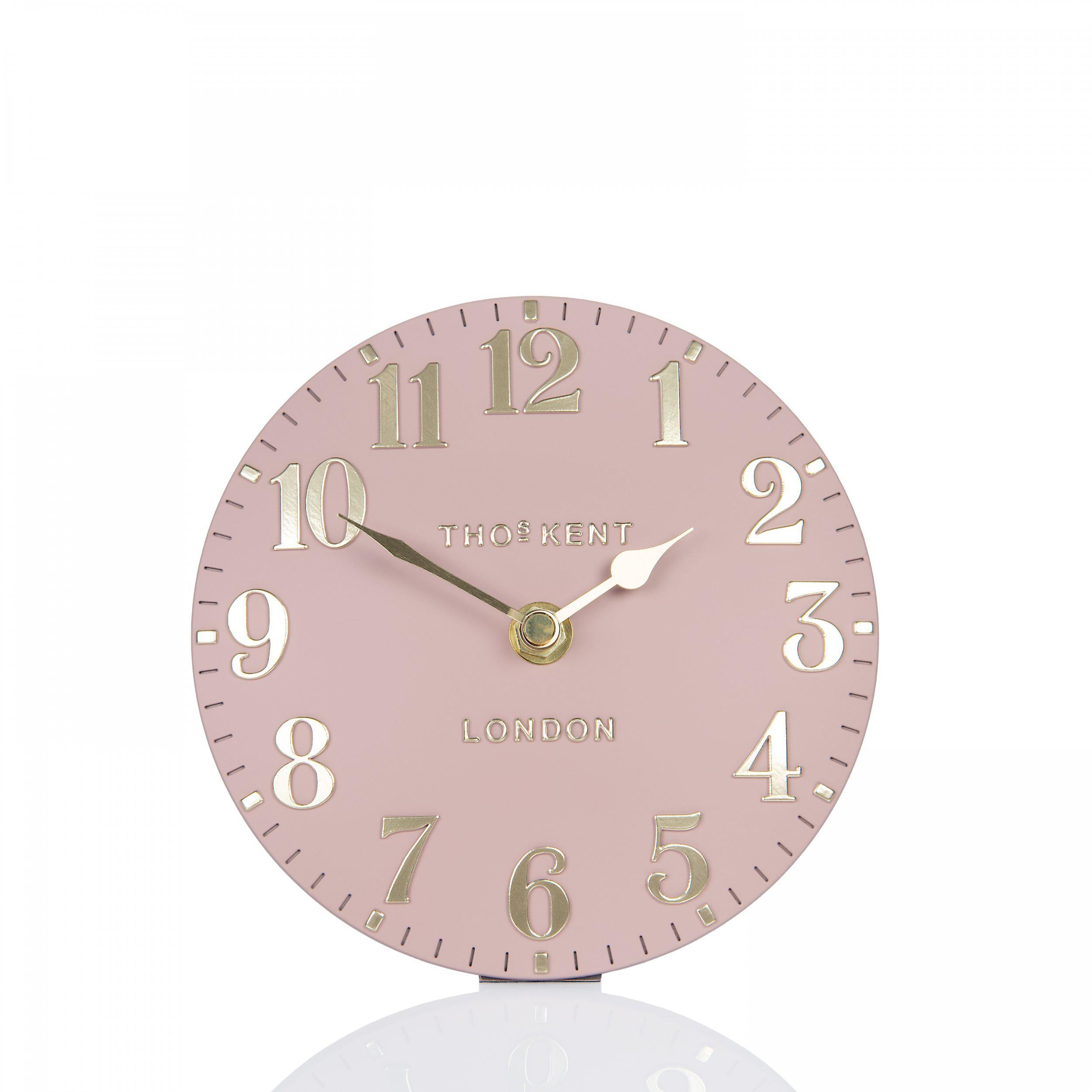 6" Mulberry Mantel Clock | Blush Pink