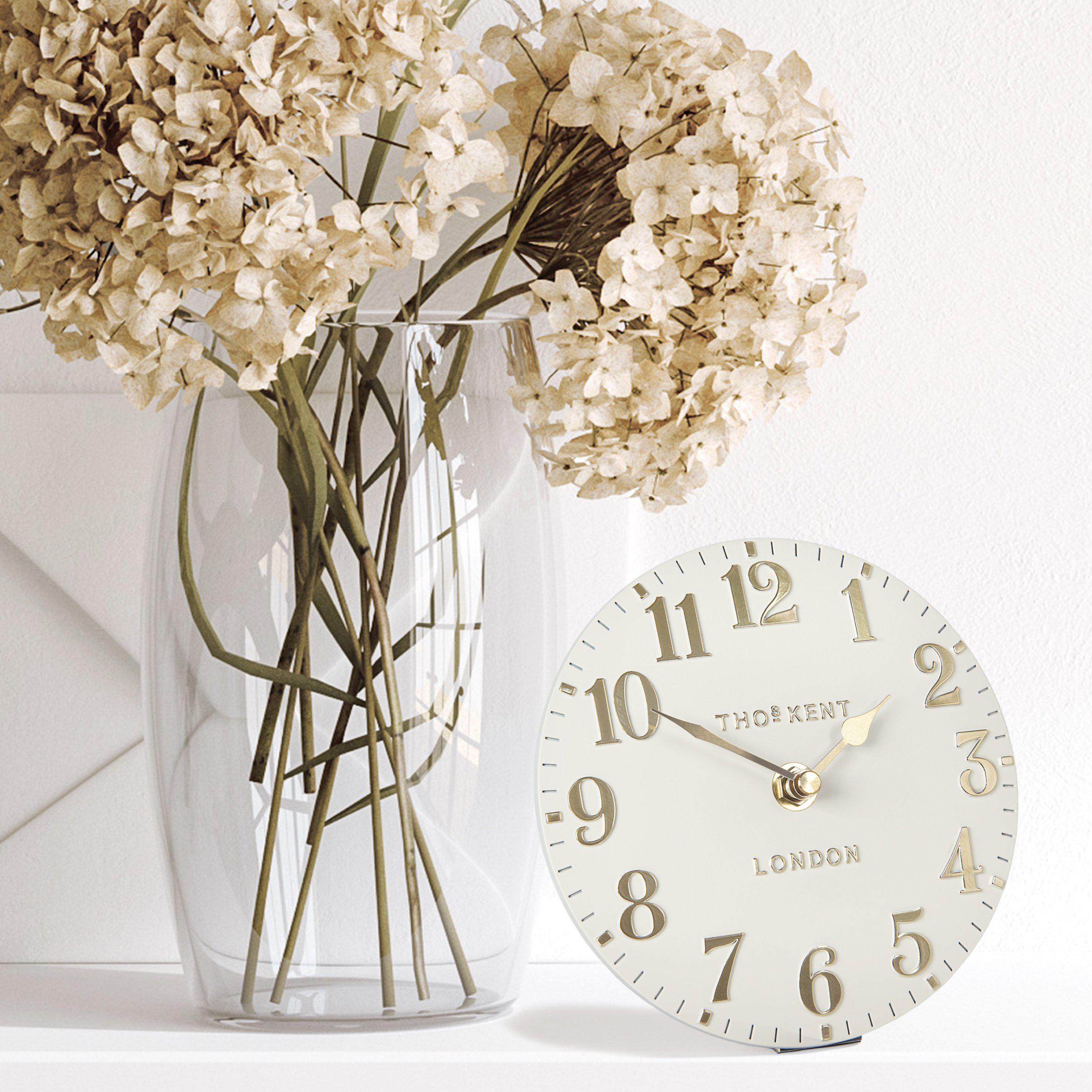 6'' Arabic Mantel Clock | Oatmeal