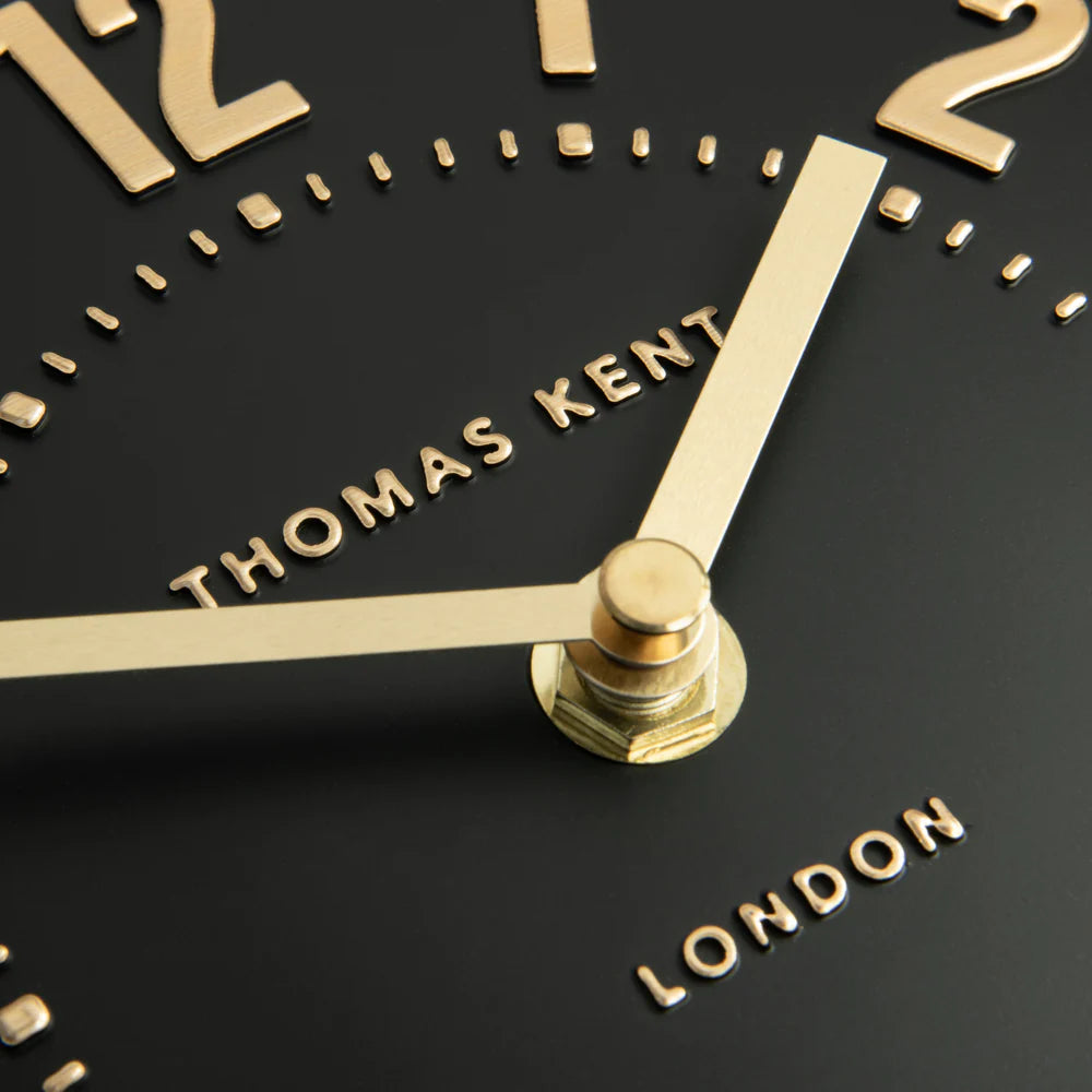 6" Mulberry Mantel Clock | Noir