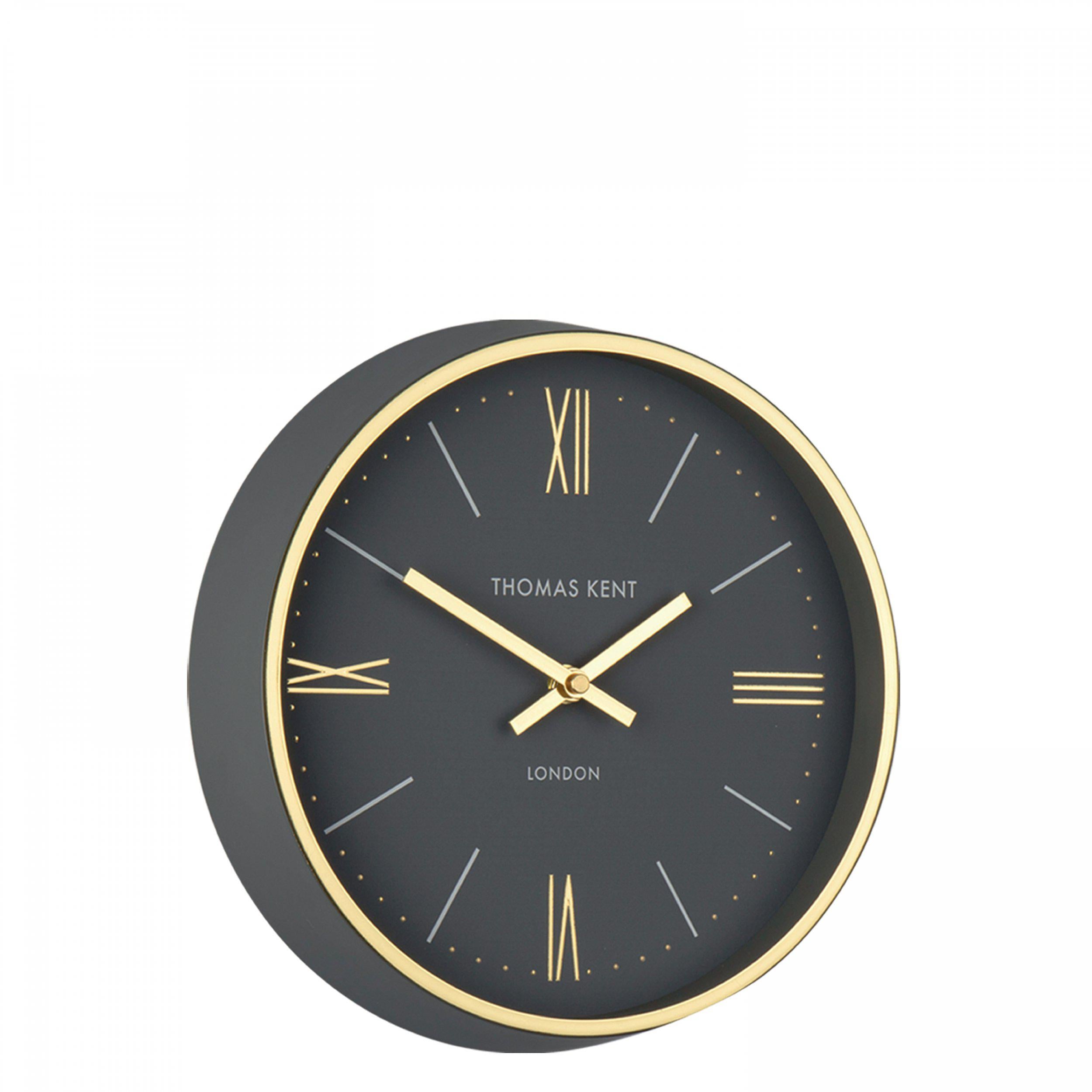 10" Hampton Wall Clock | Charcoal