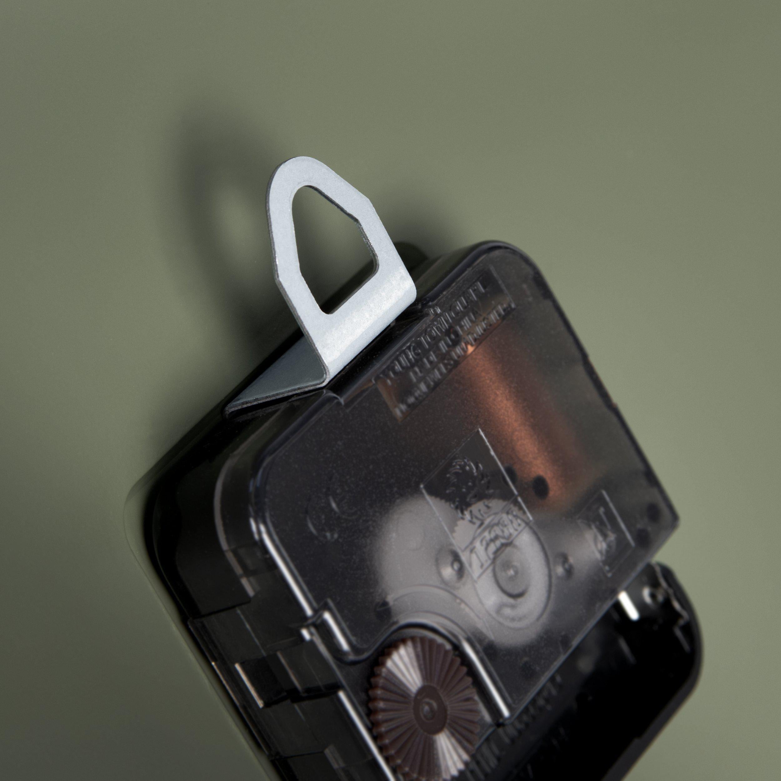 12" Arabic Wall Clock |lichen green