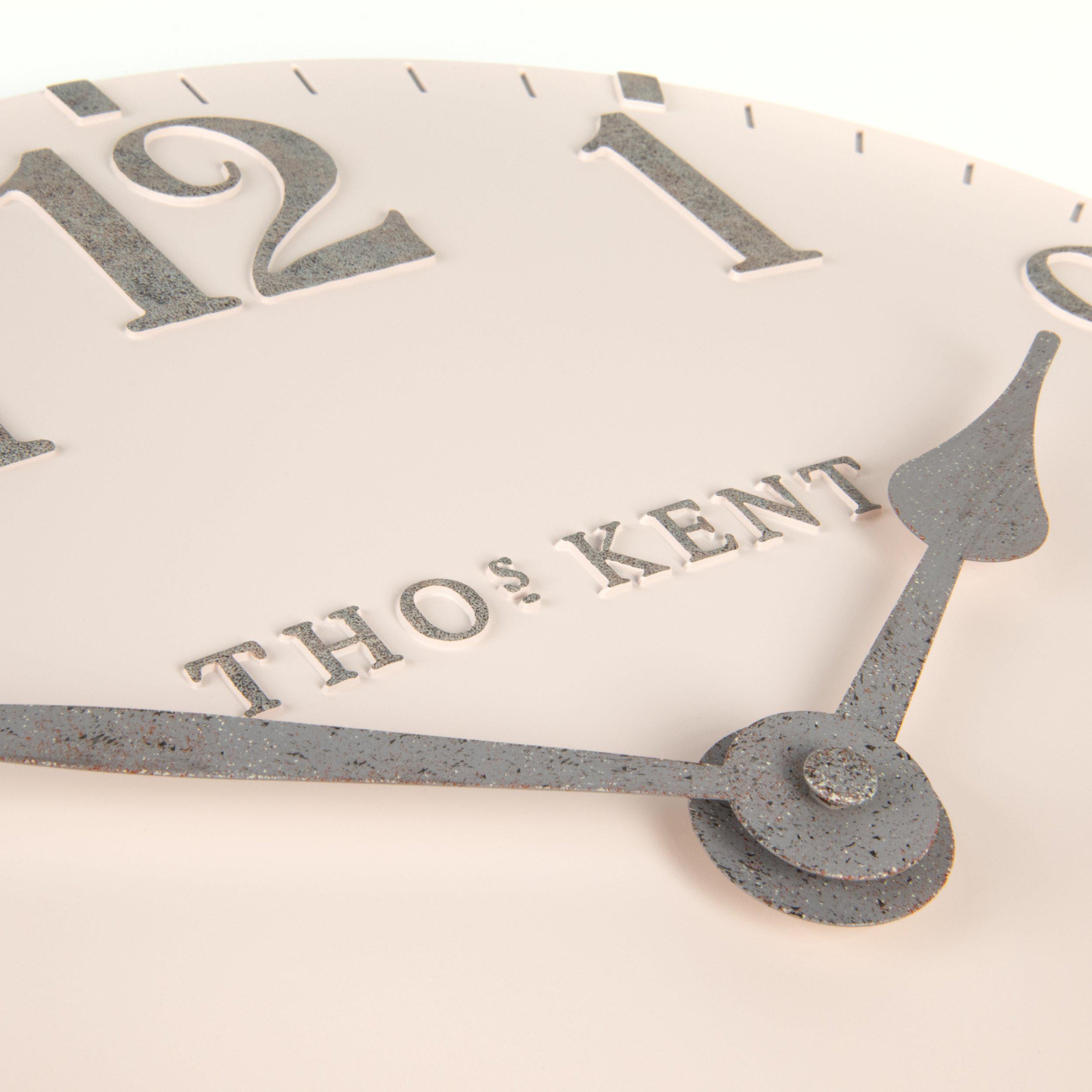 12" Arabic Wall Clock | Shy Pink