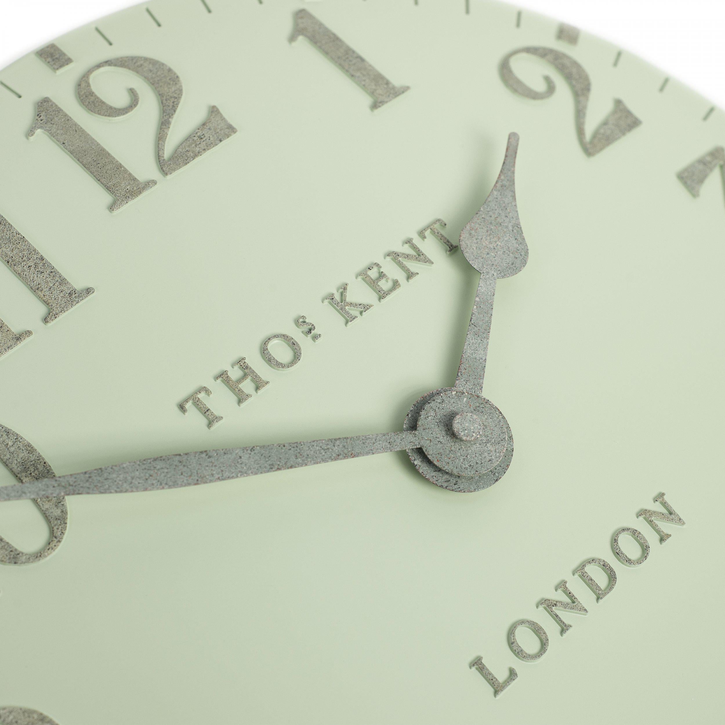 12" Arabic Wall Clock | Pearl Green