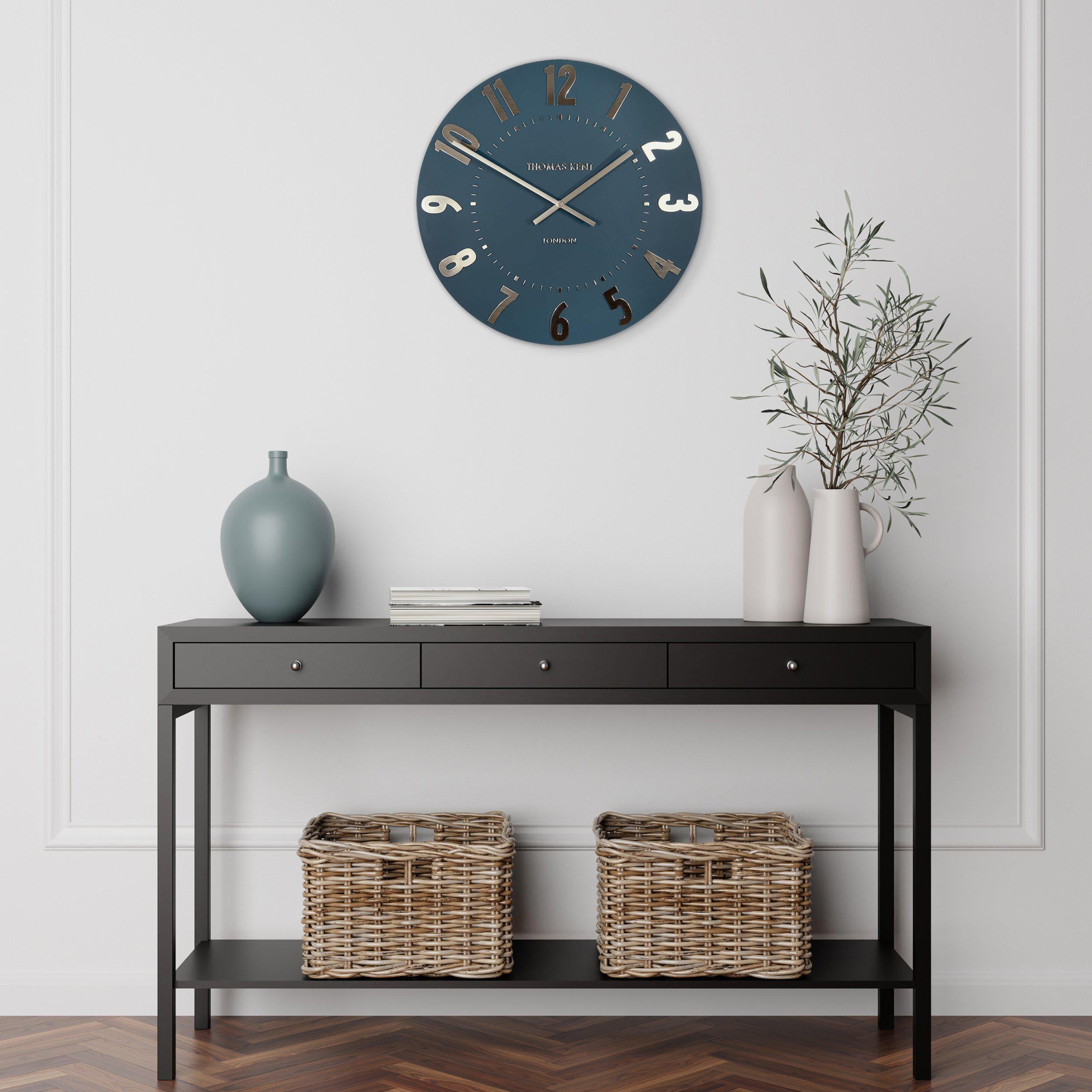 20" Mulberry Wall Clock | Midnight Blue