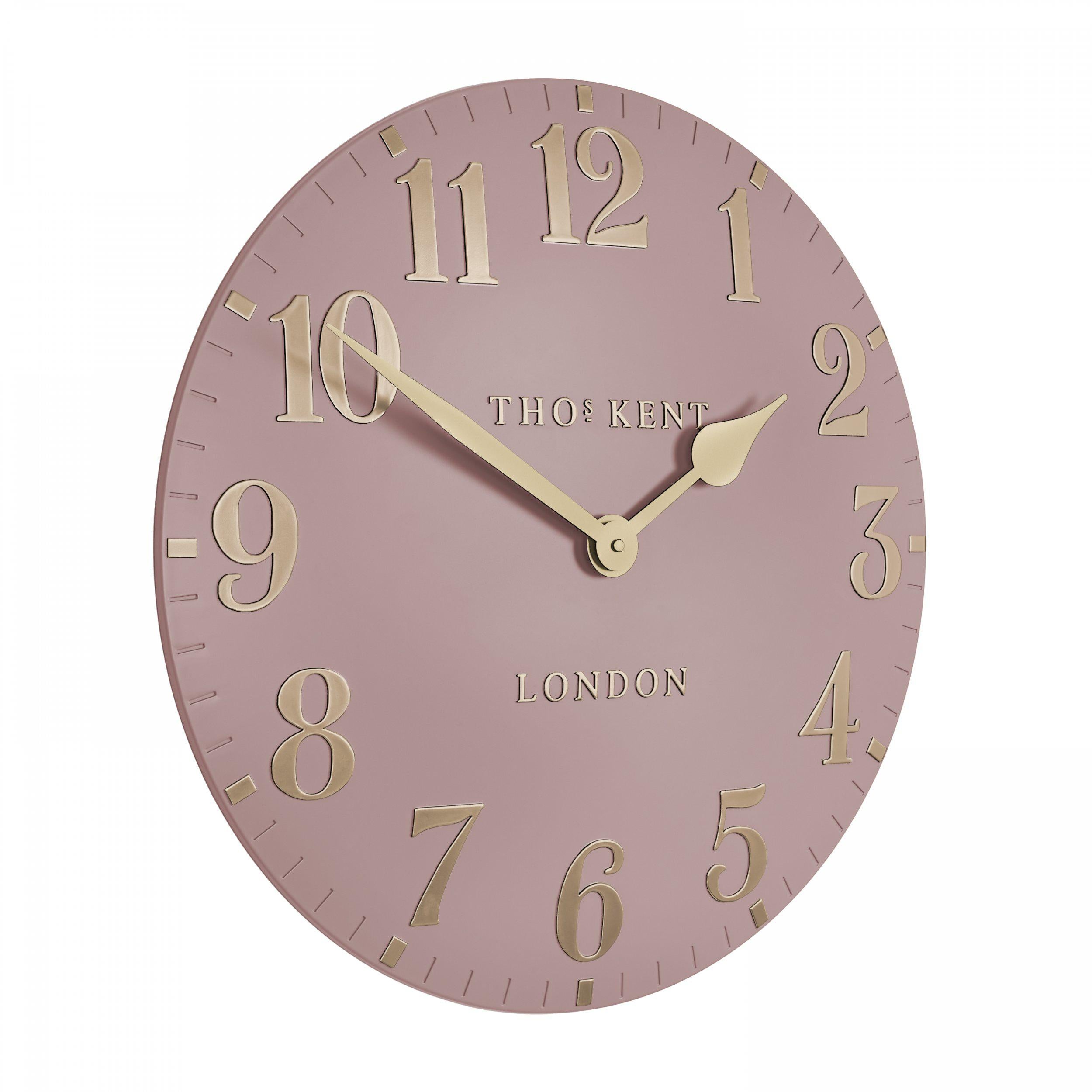 20" Arabic Wall Clock | Blush Pink