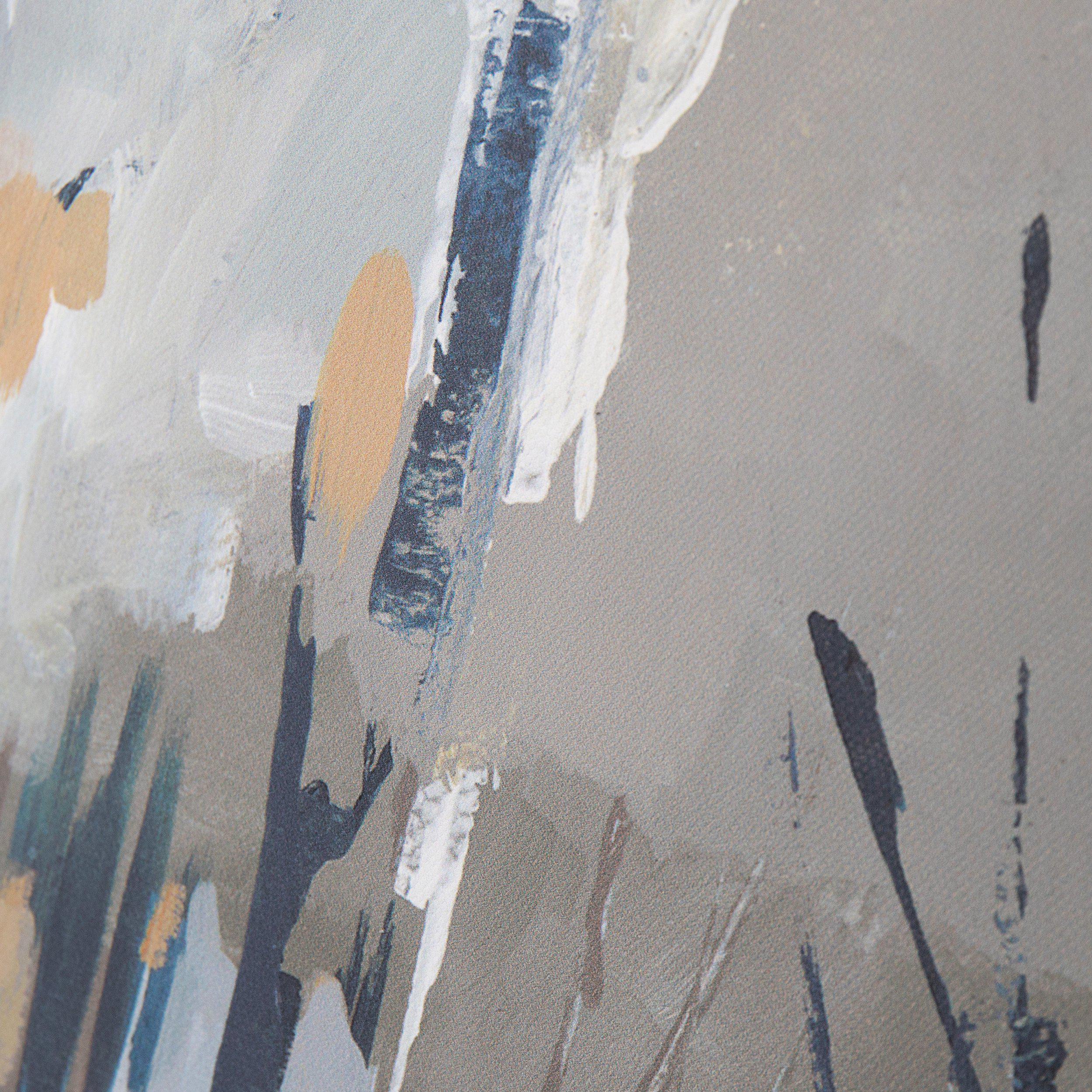 Silver Birch Blues | Framed Canvas