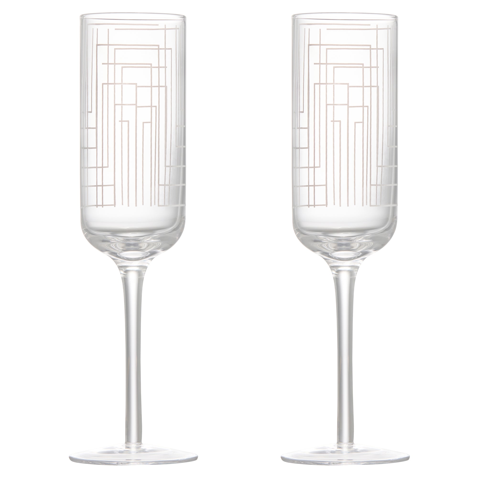 Maze | Champagne Flutes