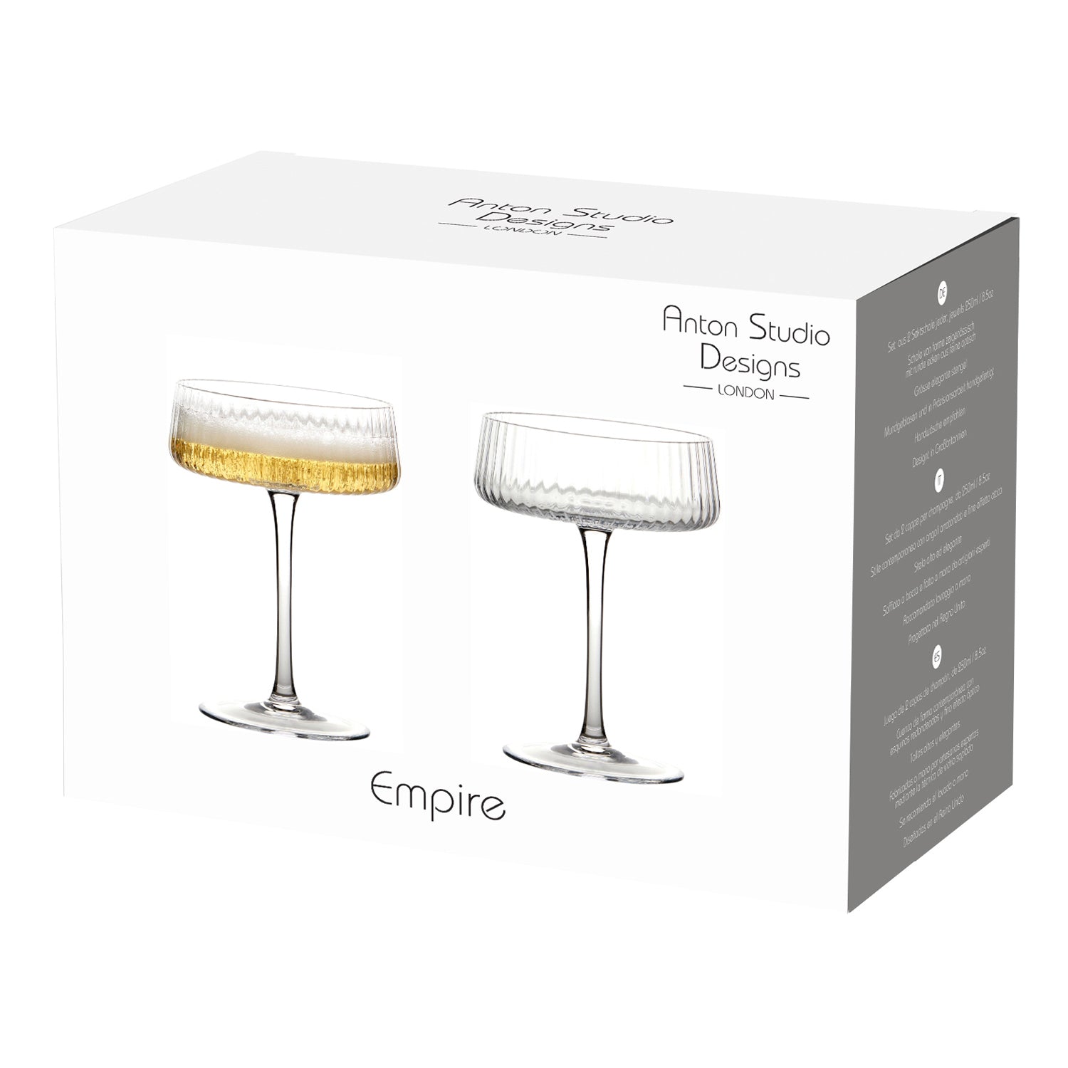 Empire | Champagne Saucers