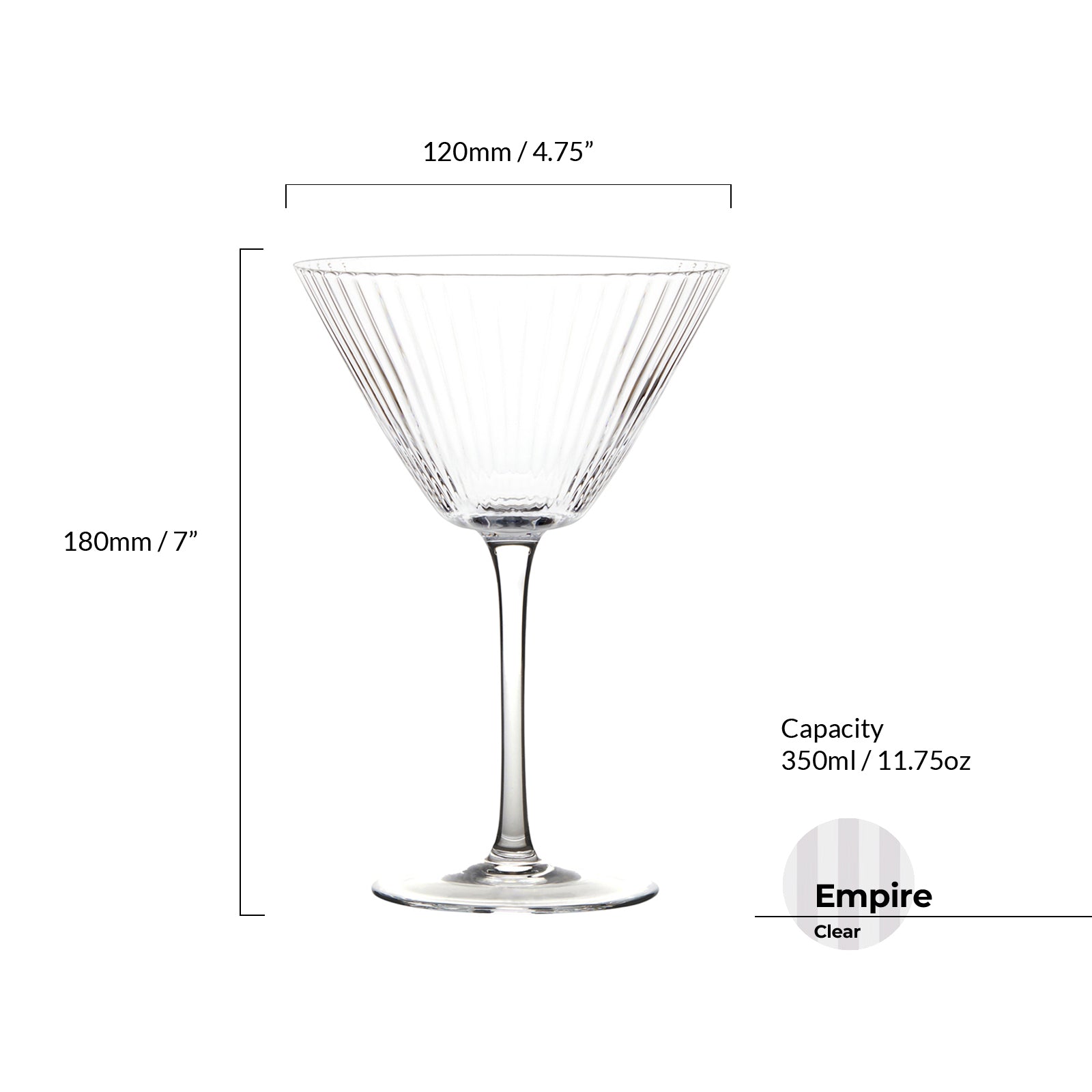 Empire | Cocktail Glasses