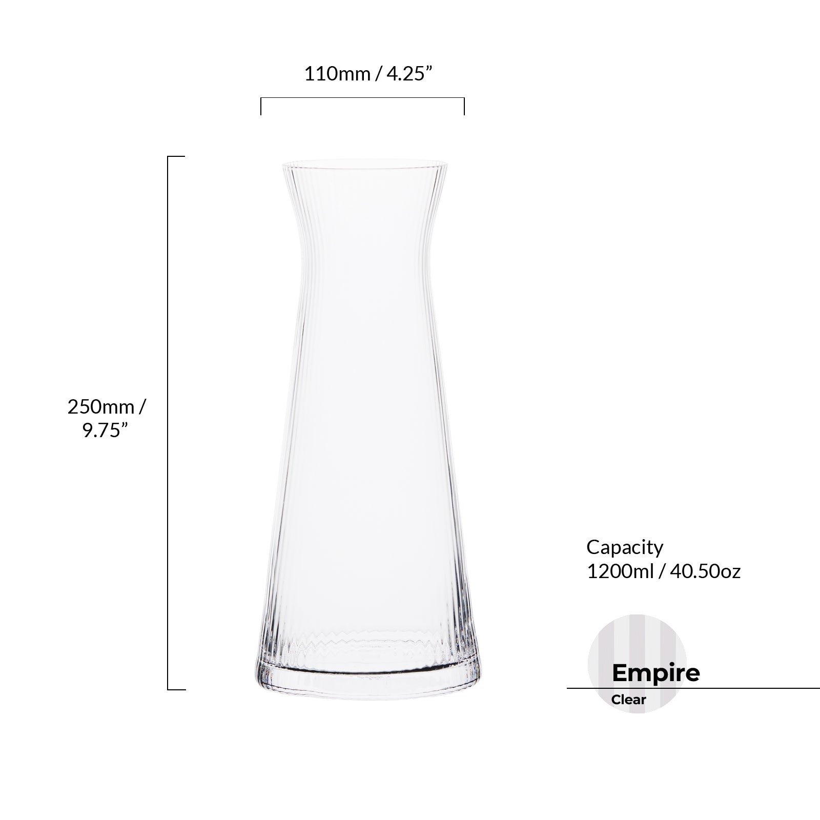Empire | Water Carafe