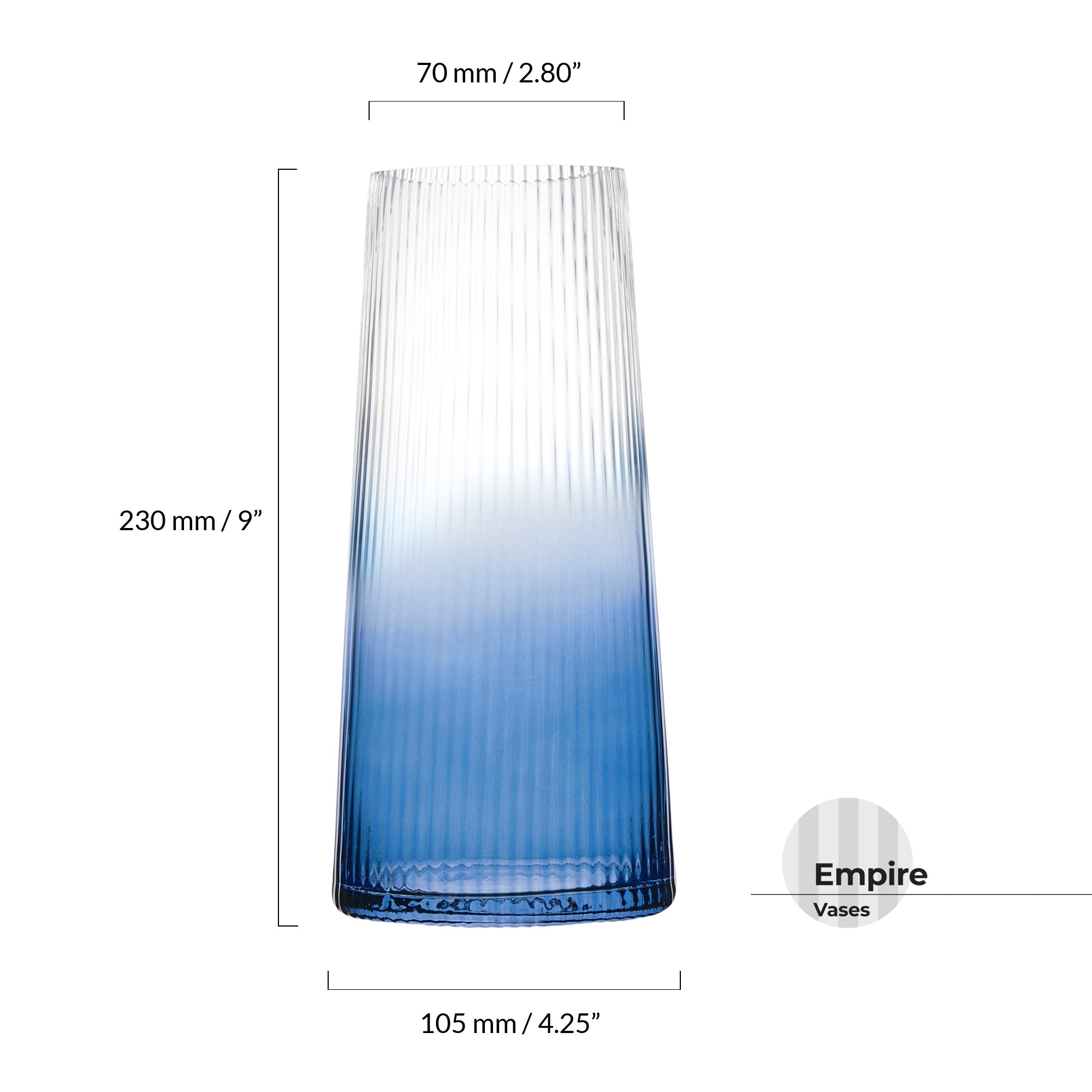 Empire Blue | Small Vase