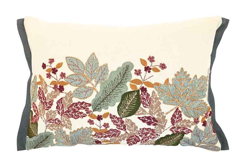 Embroidered Hedgerow | Cushion