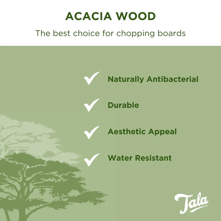 Natural Acacia Wavy Board