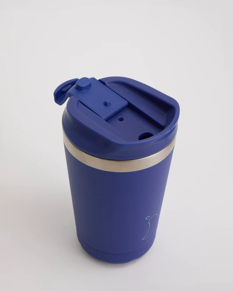 Chilly's Coffee Cup | Matte Blue and Green | Pastel Pink and Green