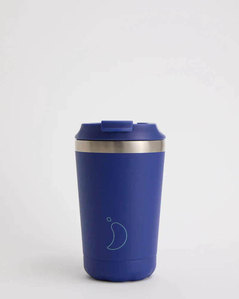 Chilly's Coffee Cup | Matte Blue and Green | Pastel Pink and Green