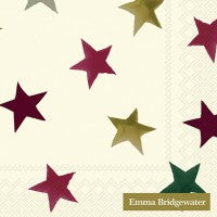 Christmas Stars Cream | Cocktail Napkins