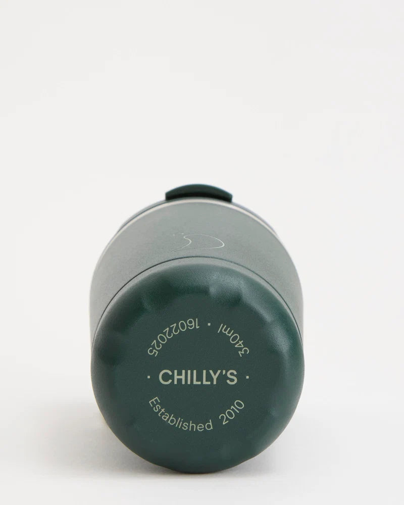 Chilly's Coffee Cup | Matte Blue and Green | Pastel Pink and Green