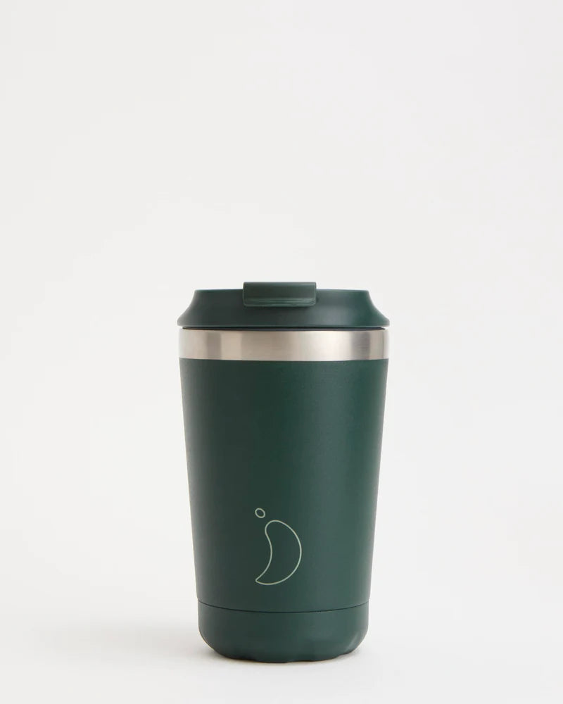 Chilly's Coffee Cup | Matte Blue and Green | Pastel Pink and Green