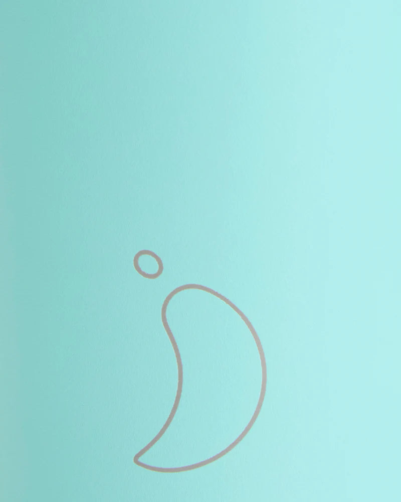Chilly's Coffee Cup | Matte Blue and Green | Pastel Pink and Green