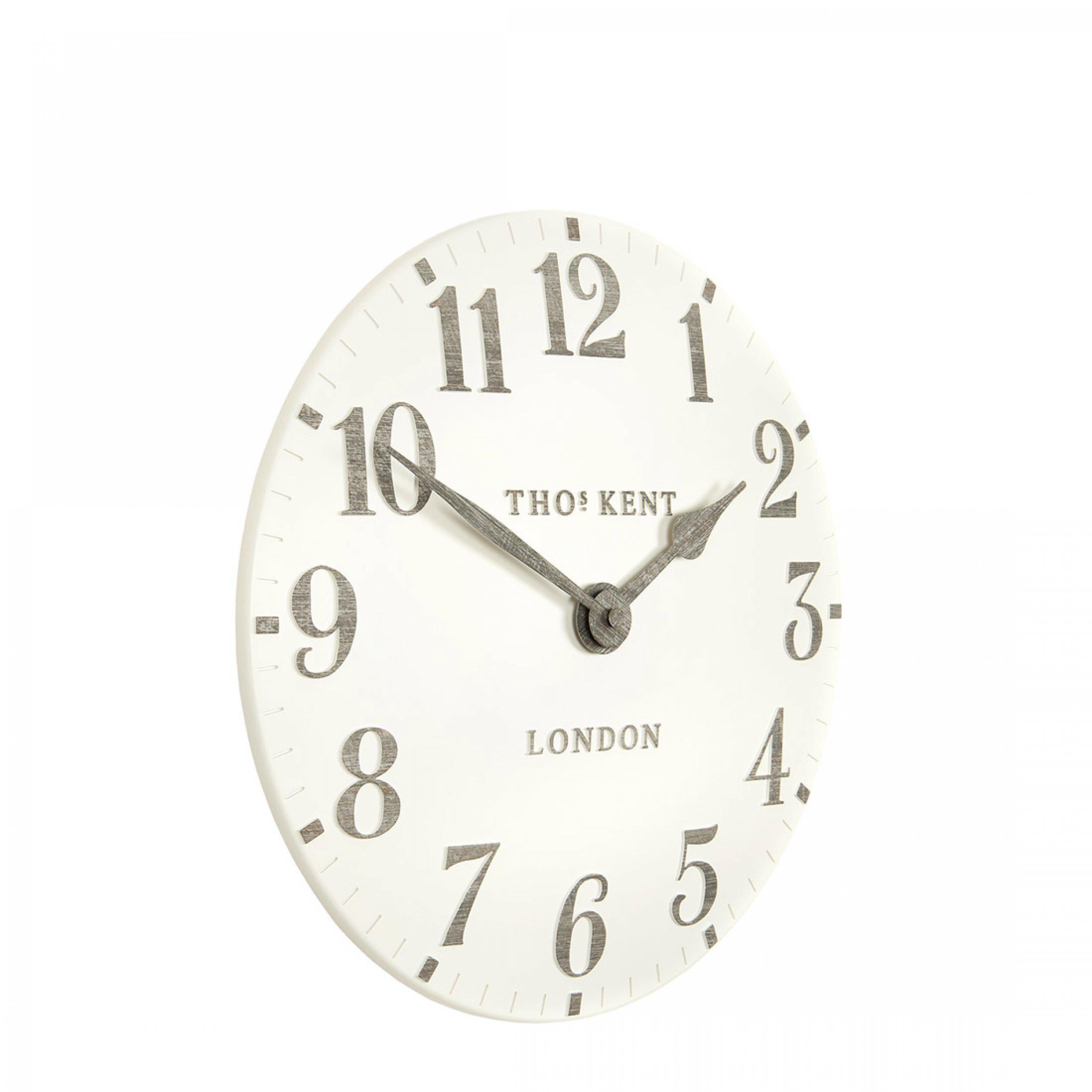 12" Arabic Wall Clock | Limestone