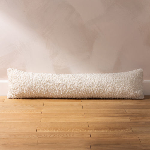 Textured Boucle Draught Excluder | Ecru