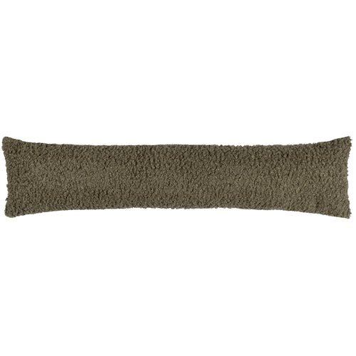 Textured Boucle Draught Excluder | Khaki