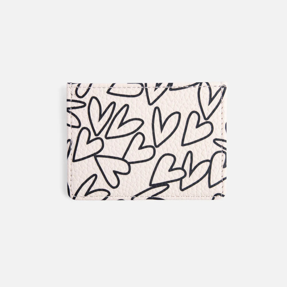 Mono Hearts Outline | Card Holder